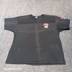 Vintage Bull Durham Tobacco Shirt‎ Adult XL Black Single Stitch Sleeve Pocket